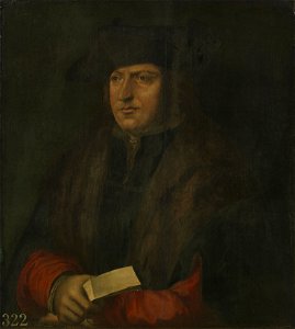 After Albrecht Dürer (1471-1528) - Portrait of a Man in a Fur Coat - RCIN 405697 - Royal Collection
