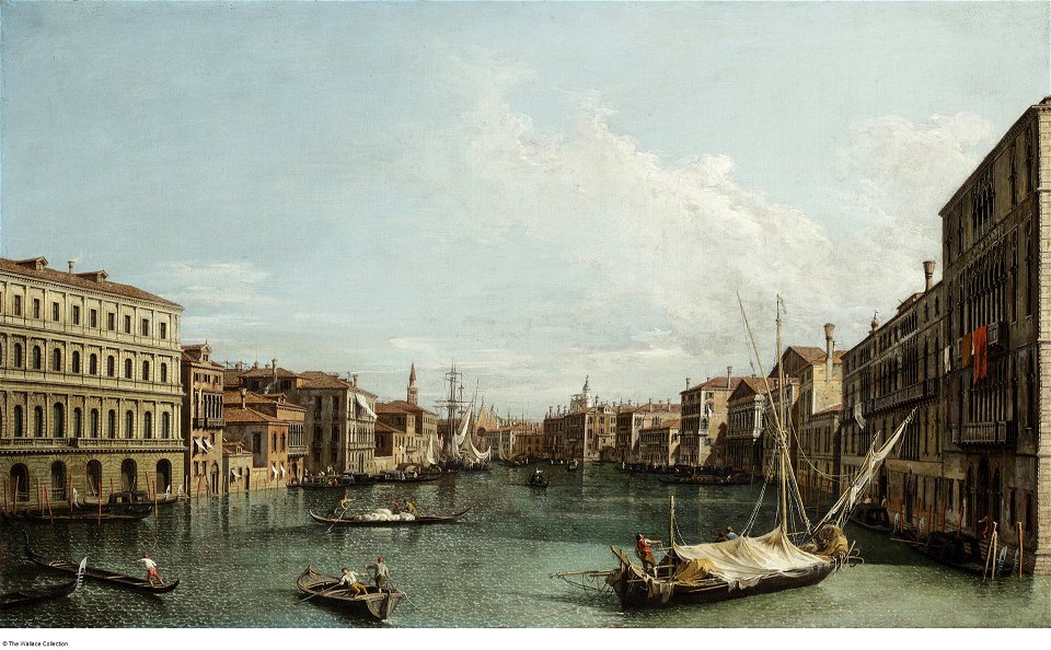 After Canaletto - Venice the Grand Canal from the Palazzo Foscari to the Carità Italy, c. 1734 - 1762, P492