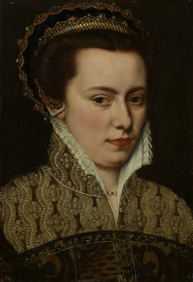 After Anthonis Mor (1512-16-c. 1576) - Margaret of Parma (1522-86) - RCIN 404911 - Royal Collection