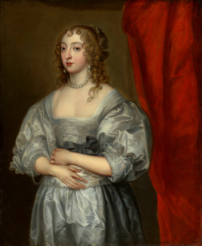 After Anthony van Dyck - Katherine Howard, Lady D'Aubigny (d.1650) Mid-17th century