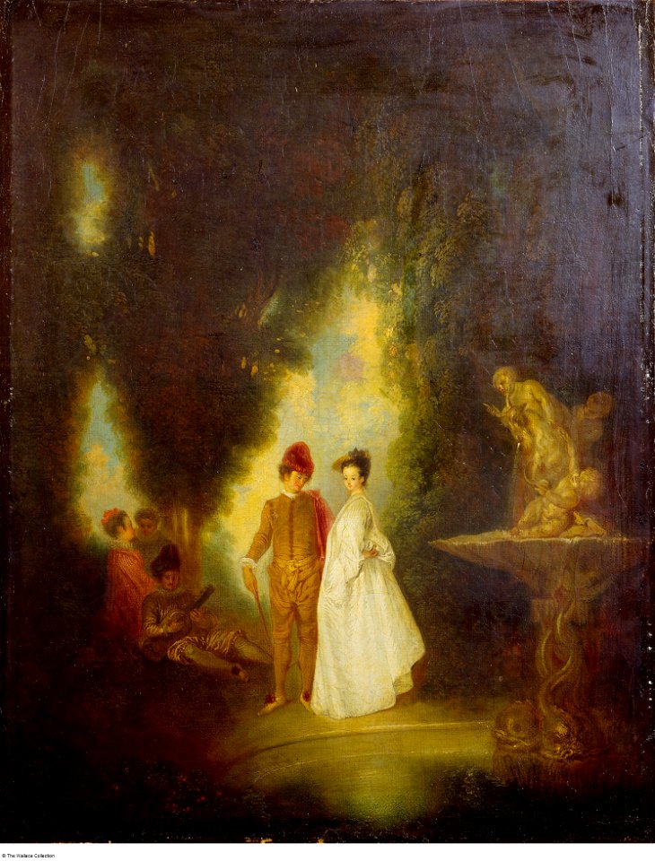 After Antoine Watteau - La cascade (The Fountain), P395