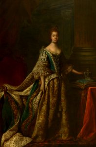After Allan Ramsay (1713-84) - Queen Charlotte (1744-1818) - RCIN 407379 - Royal Collection. Free illustration for personal and commercial use.