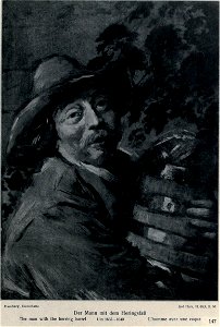 After Frans Hals - man with a herring barrel - KdK147