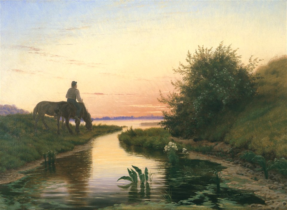 Aftenstemning (Vilhelm Kyhn - 1861)