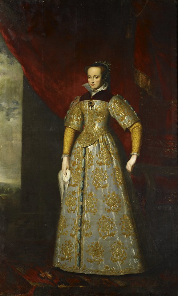 After Anthonis Mor (1512-16-c. 1576) - Mary I (1516-1558) - RCIN 406156 - Royal Collection
