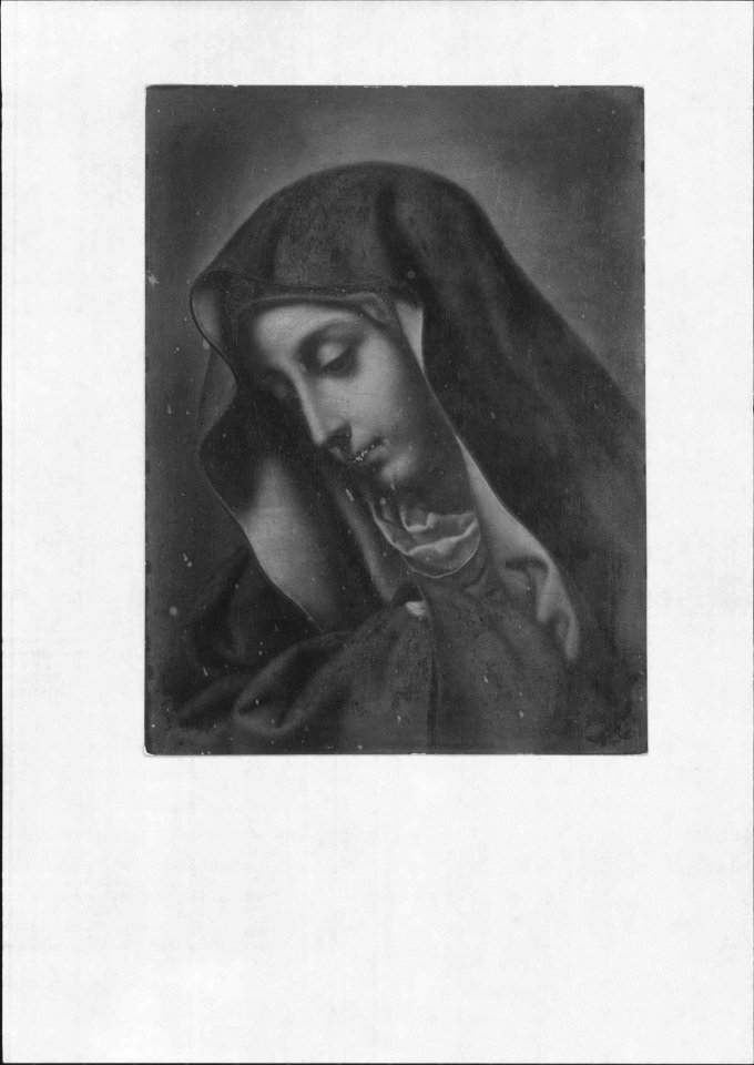 After Carlo Dolci (Florence 1616-86) - Head of the Virgin - RCIN 400637 - Royal Collection
