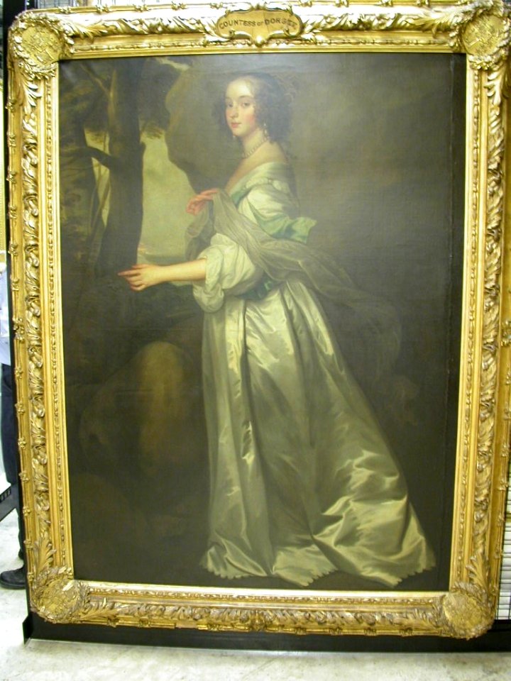 After Anthony van Dyck (1599-1641) - Frances Cranfield, Countess of Dorset (d 1687) - RCIN 404121 - Royal Collection