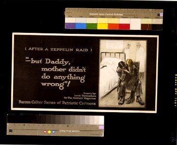 After a zeppelin raid - but Daddy, mother didn't do anything wrong! - Raemaekers. LCCN2004666229