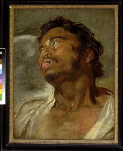 After Anthony van Dyck - Head of a black Man, WA1855.190