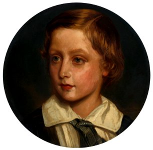 After Franz Xaver Winterhalter (1805-73) - Prince Arthur (1848-1942), later Duke of Connaught, when a child - RCIN 405380 - Royal Collection