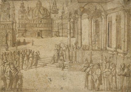 After Carpaccio - The Presentation of the Virgin in the Temple c.1500-20