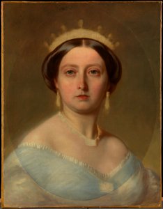 After Franz Xaver Winterhalter (1805-73) - Queen Victoria (1819-1901) - RCIN 408948 - Royal Collection