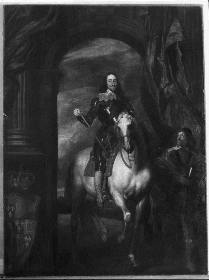 After Anthony van Dyck (1599-1641) - Charles I with M. de St. Antoine - RCIN 404255 - Royal Collection