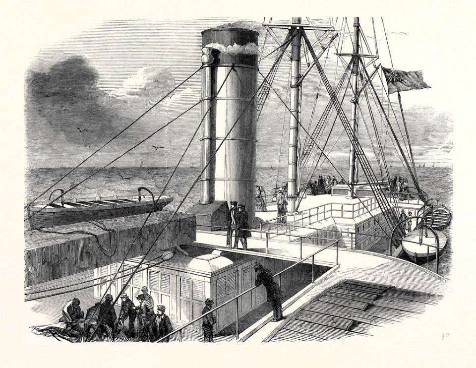 After Deck of the Asia - ILN 1850