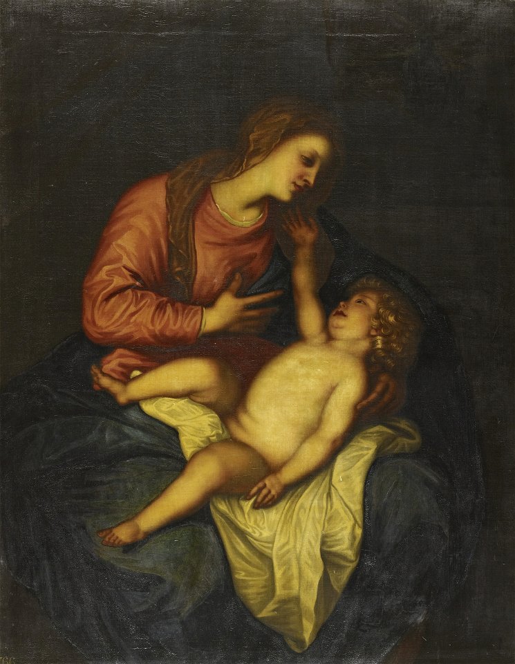 After Anthony van Dyck (1599-1641) - The Virgin and Child - RCIN 402810 - Royal Collection