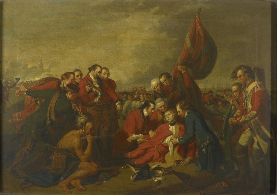 After Benjamin West (1738-1820) - The Death of Wolfe - RCIN 406374 - Royal Collection