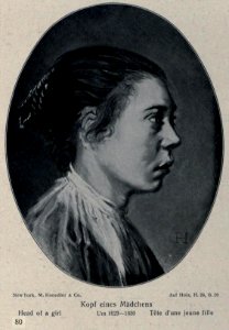 After Frans Hals - portrait of a girl facing right - KdK 80