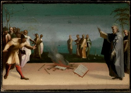 After Beccafumi - Saint Dominic and the Burning of the Heretical Books, 50.861