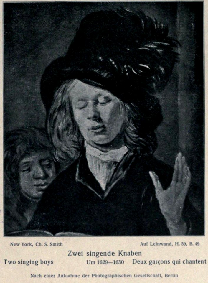 After Frans Hals - Two singing boys c1629-1630 KdK 81 right
