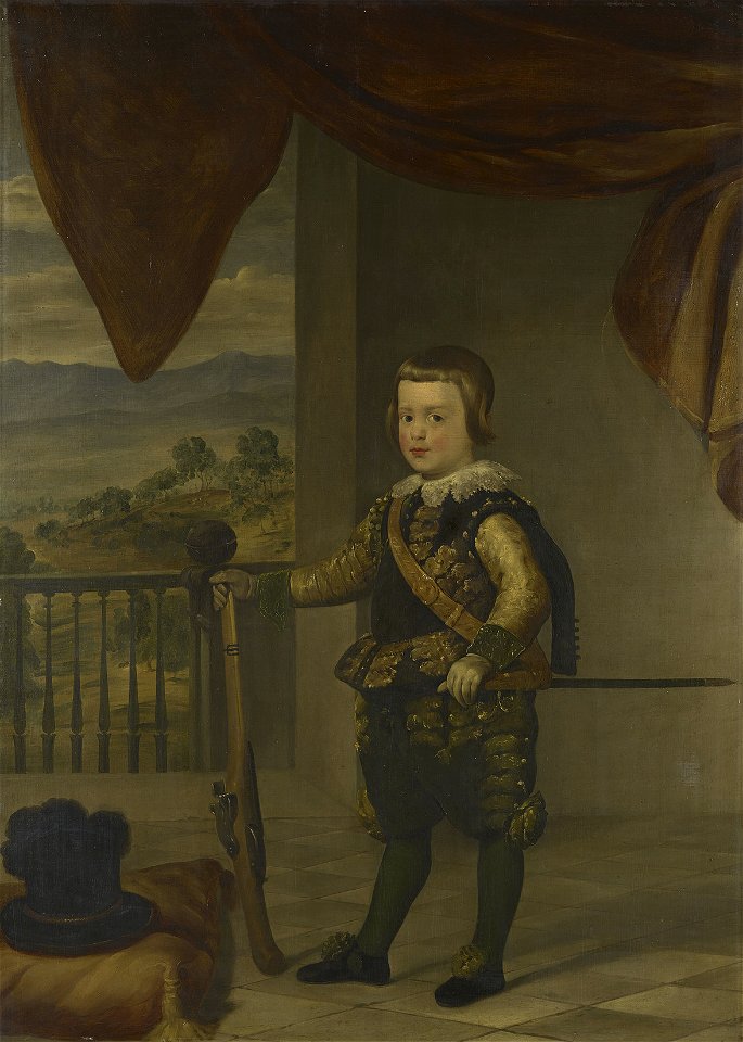 After Diego Velázquez (1599-1660) - Prince Balthazar Carlos of Spain (1629-1646) - RCIN 403017 - Royal Collection