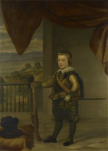 After Diego Velázquez (1599-1660) - Prince Balthazar Carlos of Spain (1629-1646) - RCIN 403017 - Royal Collection