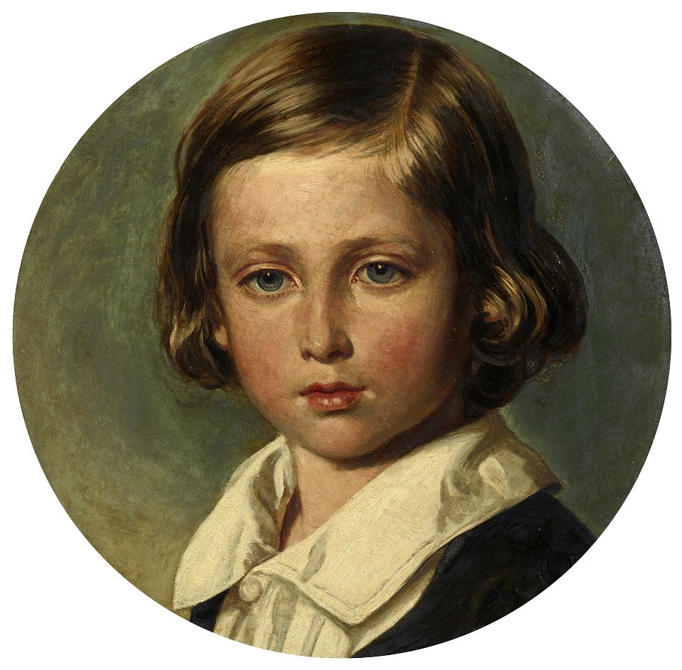 After Franz Xaver Winterhalter (1805-73) - Prince Alfred (1844-1900), later Duke of Edinburgh, when a child - RCIN 405377 - Royal Collection