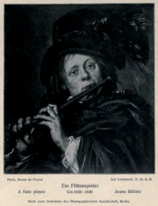 After Frans Hals - A flute player c1629-1630 KdK 81 left