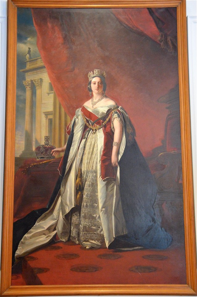 After Franz Xaver Winterhalter (1805-73) - Queen Victoria (1819-1901) - RCIN 407256 - Royal Collection