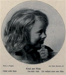 After Frans Hals - Laughing child with a flute - Porgès - KdK30 left