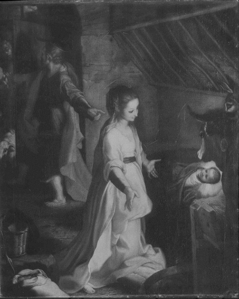 After Federico Barocci (Urbino c. 1535-Urbino 1612) - The Nativity - RCIN 404143 - Royal Collection