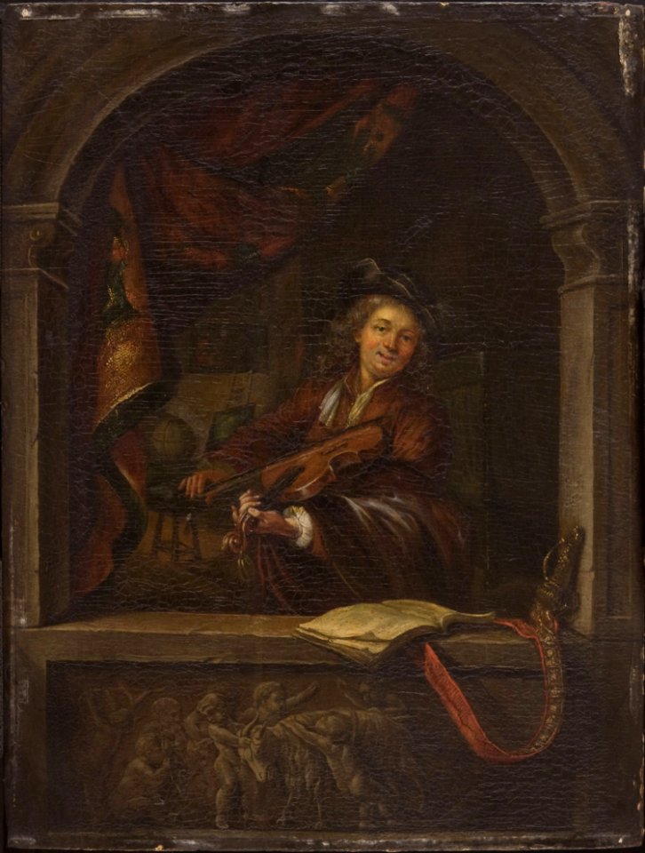 After Gerard Dou - Violin Player Cat545