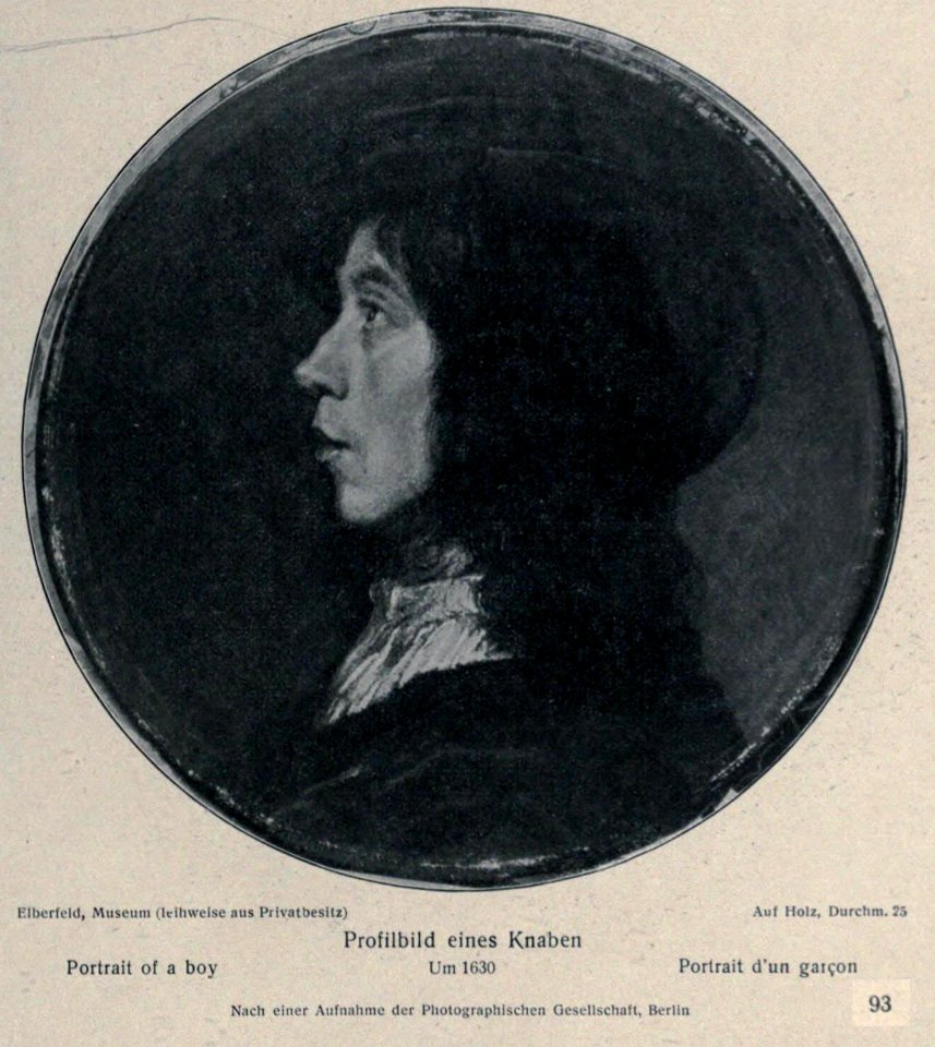 After Frans Hals - portrait of a boy facing left - KdK 93