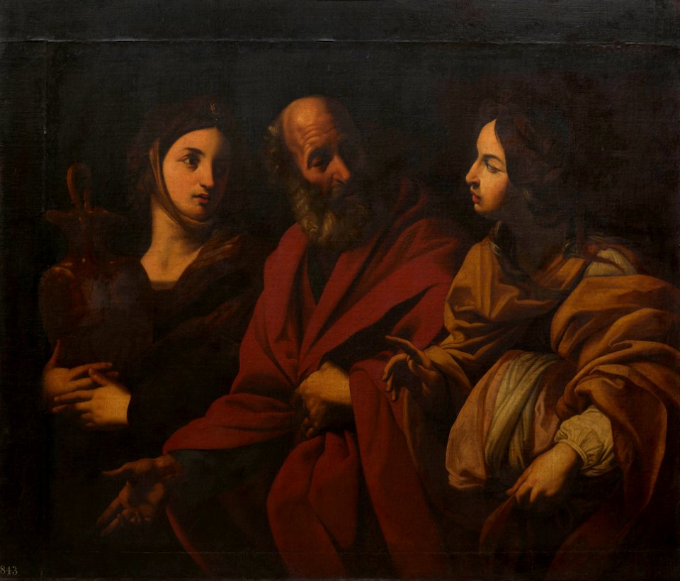 After Guido Reni (Bologna 1575-Bologna 1642) - Lot and his Daughters Leaving Sodom - RCIN 402707 - Royal Collection