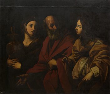 After Guido Reni (Bologna 1575-Bologna 1642) - Lot and his Daughters Leaving Sodom - RCIN 402707 - Royal Collection