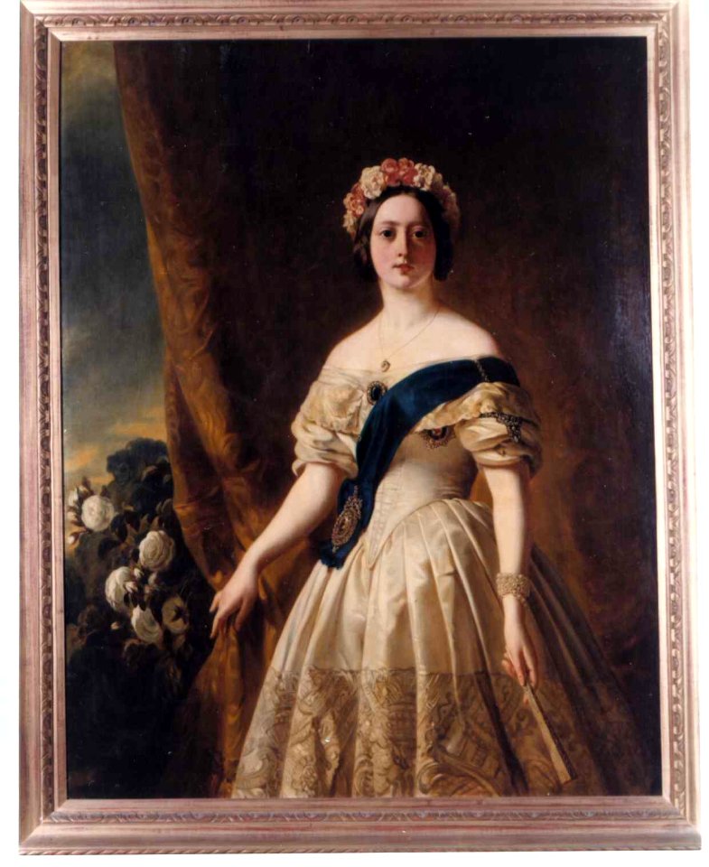 After Franz Xaver Winterhalter (1805-73) - Queen Victoria (1819-1901) - RCIN 407295 - Royal Collection