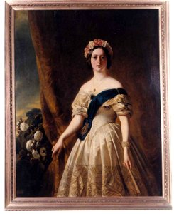 After Franz Xaver Winterhalter (1805-73) - Queen Victoria (1819-1901) - RCIN 407295 - Royal Collection