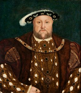 After Hans HOLBEIN the younger - King Henry VIII - Google Art Project. Free illustration for personal and commercial use.