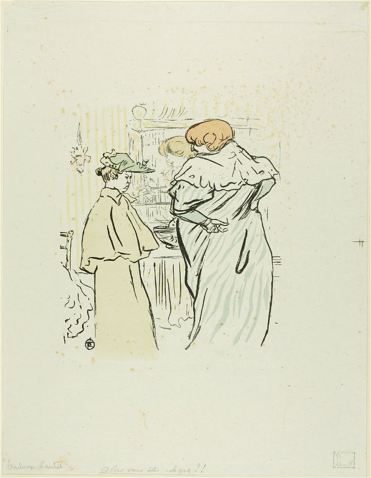 After Henri de Toulouse-Lautrec - So You Are Experienced, 1931.931, 1897