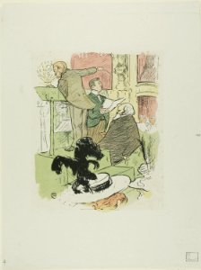 After Henri de Toulouse-Lautrec - Great Opera Concerts Ambroise Thomas Attending a Rehearsal of Françoise de Rimini, 1931.930, 1896