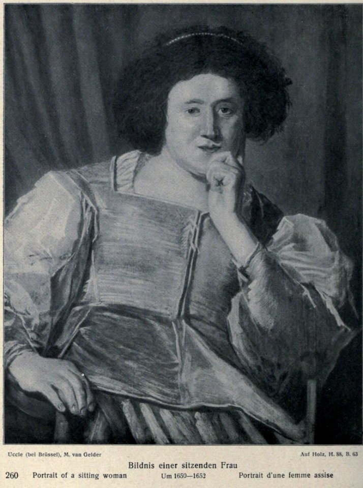 After Frans Hals - portrait of a sitting woman 1650-1652 KdK260