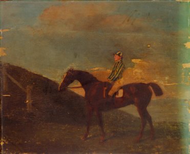 After George Stubbs (1724-1806) - Pumpkin with William South Up - RCIN 402483 - Royal Collection