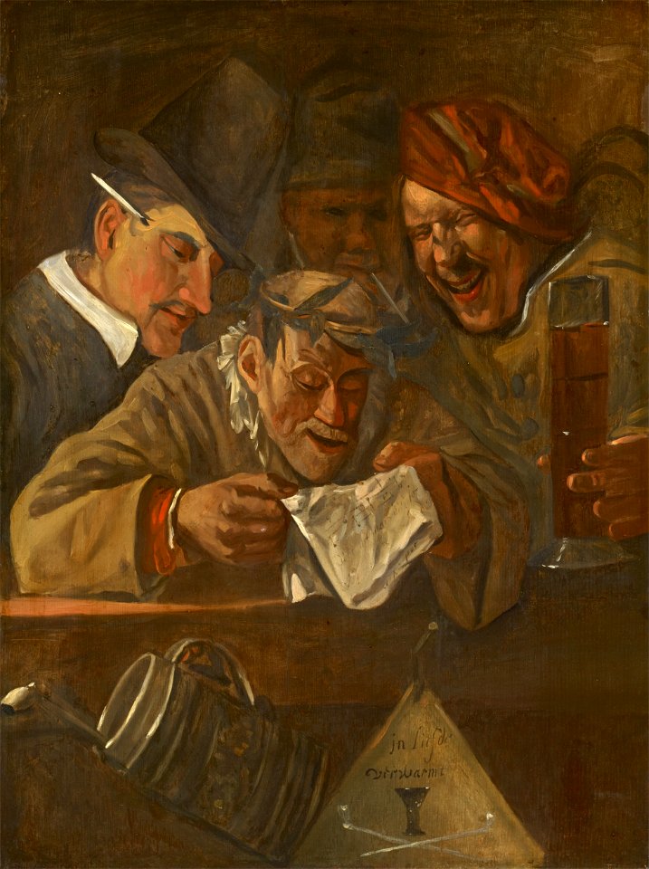 After Jan Steen - Rederijkers-Cat.-160-Inv.-110-1946