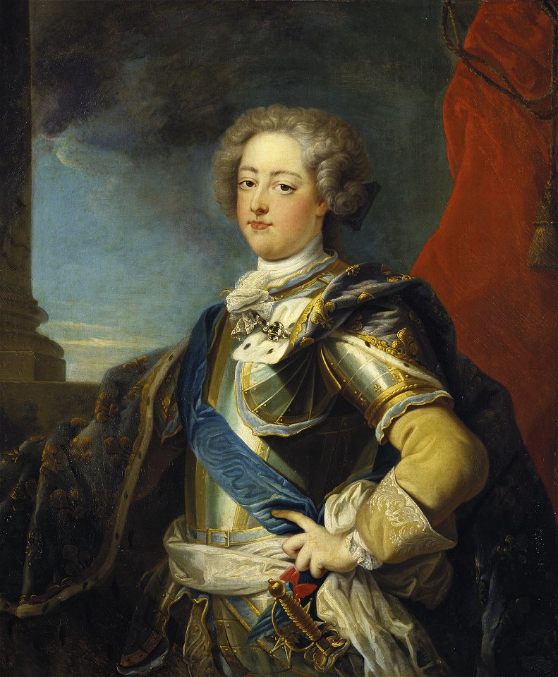 After Jean-Baptiste van Loo (1684-1745) - Louis XV, King of France when Young (1710-1774) - RCIN 402004 - Royal Collection