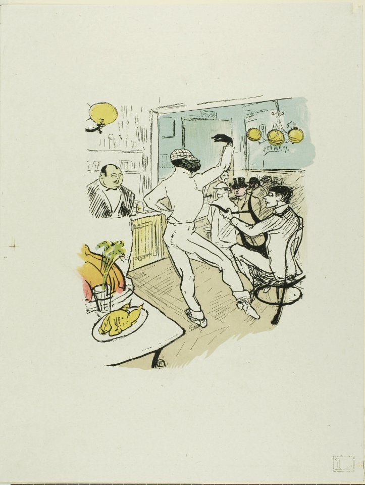 After Henri de Toulouse-Lautrec - Chocolat Dancing, 1931.929, 1896