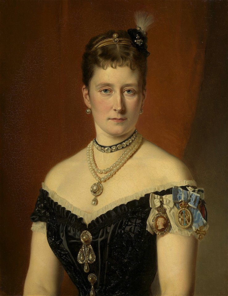 After Heinrich von Angeli (1840-1925) - Princess Alice, Grand Duchess of Hesse (1843-1878) - RCIN 407145 - Royal Collection