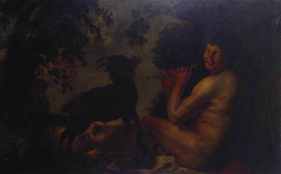 After Jacob Jordaens (1593-1678) - Pan Playing a Flute - RCIN 405698 - Royal Collection