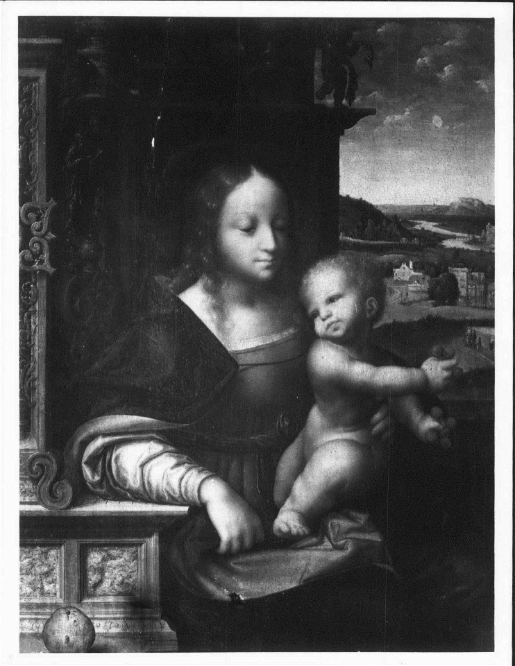 After Joos van Cleve (d. 1540-41) - Virgin of the Cherries - RCIN 407820 - Royal Collection