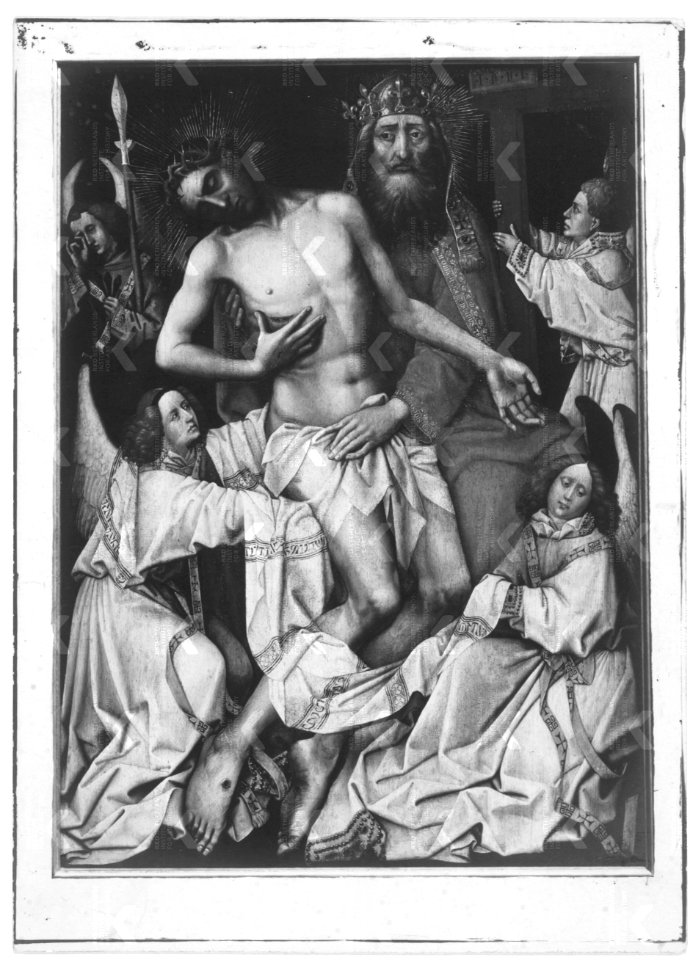 After Robert Campin or possibly Jacques Daret - De Genadestoel, ca. 1435