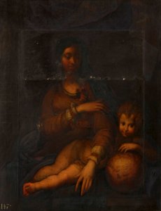 After Parmigianino (Parma 1503-Casalmaggiore 1540) - The Madonna della Rosa - RCIN 402695 - Royal Collection