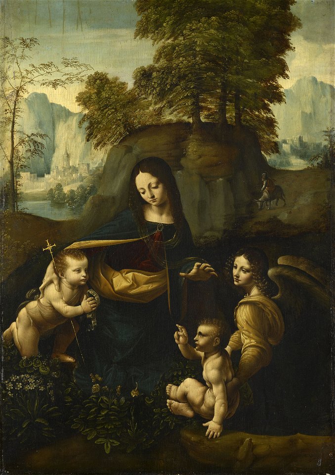 After Leonardo da Vinci (Vinci 1452-Amboise 1519) - The Madonna of the Rocks - RCIN 404668 - Royal Collection